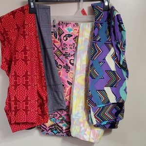 5 pairs Lularoe new os leggings bundle